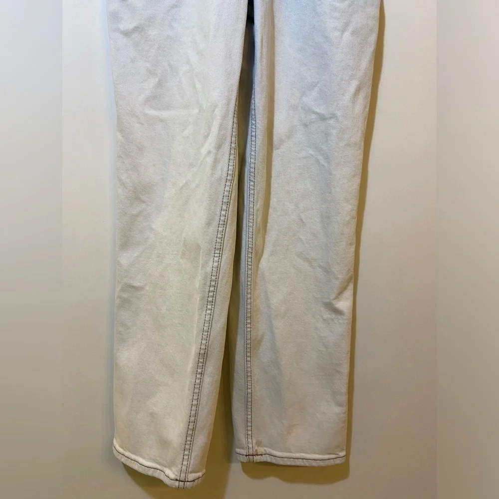 HUDSON WOMEN'S JEAN OVERALLS DENIM In Light Beams Blue sz S